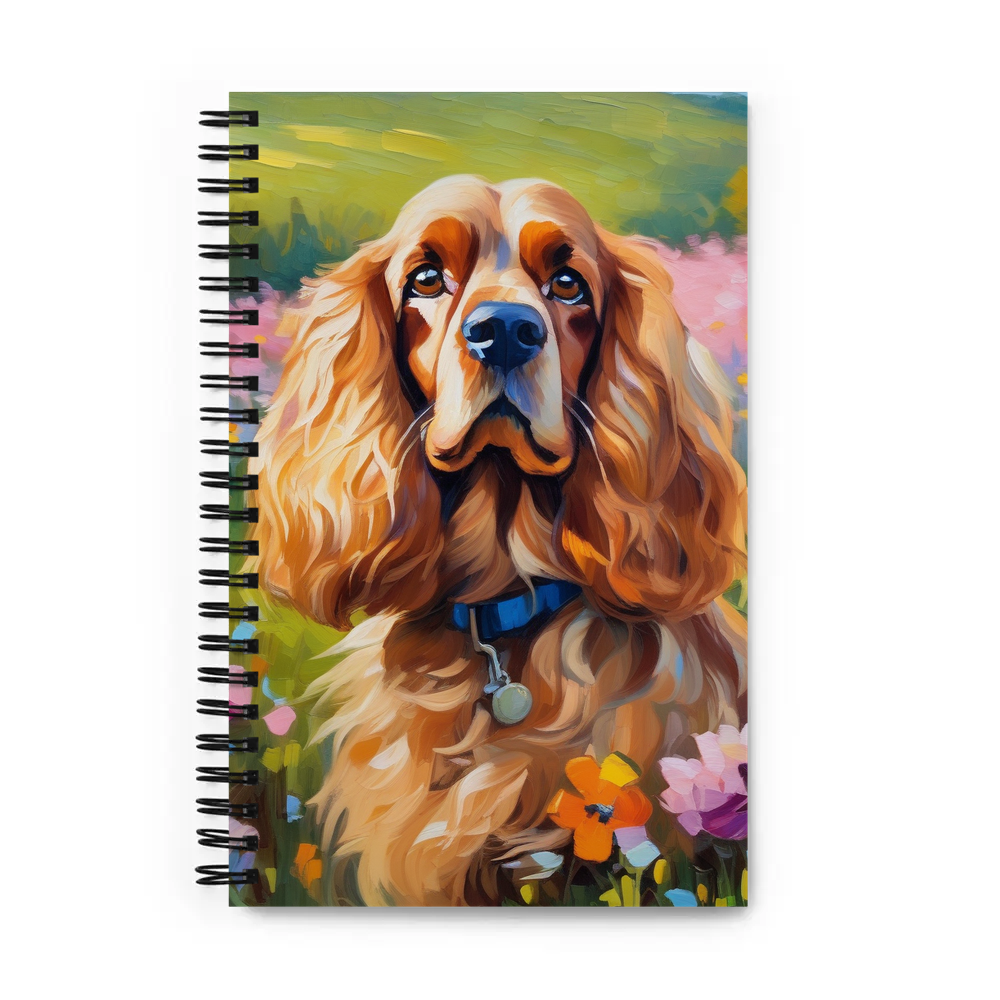 PugMug Custom Cocker Spaniel Spiral Notebook