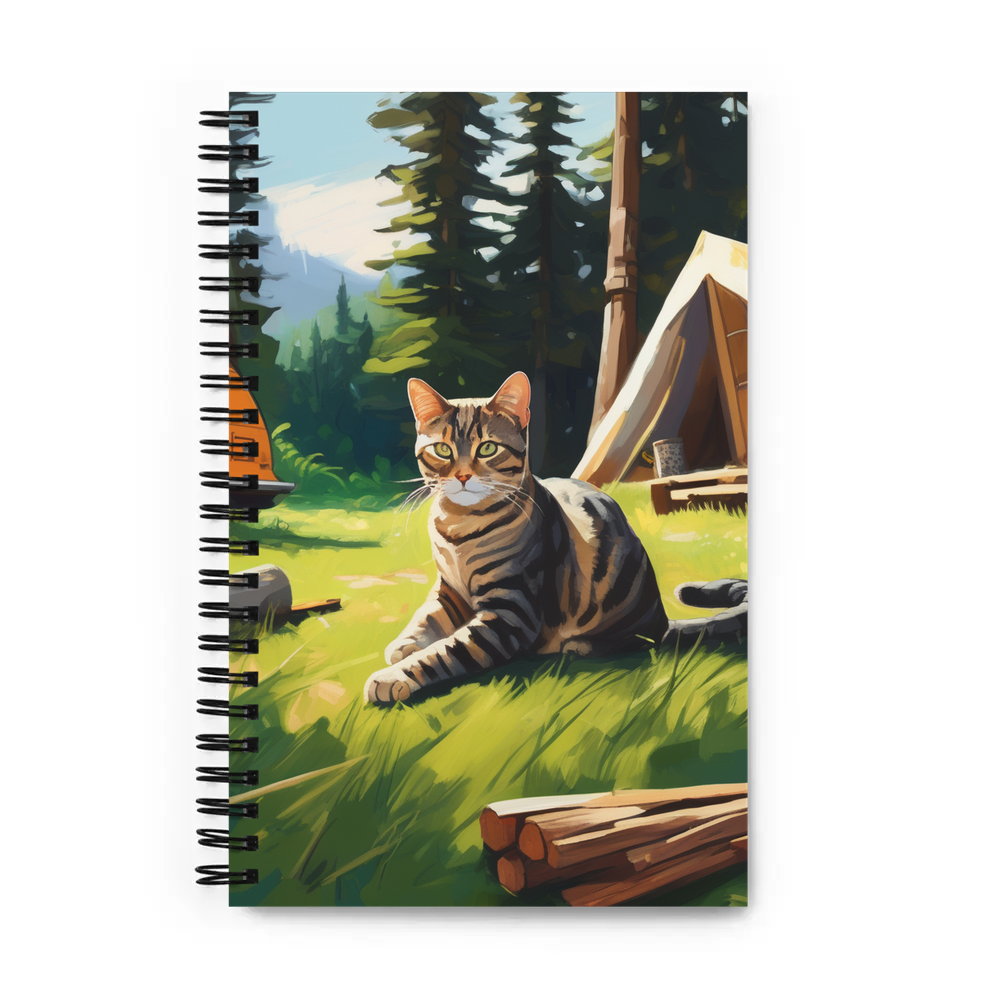 PugMug Custom Tabby Exotic Cat Spiral Notebook