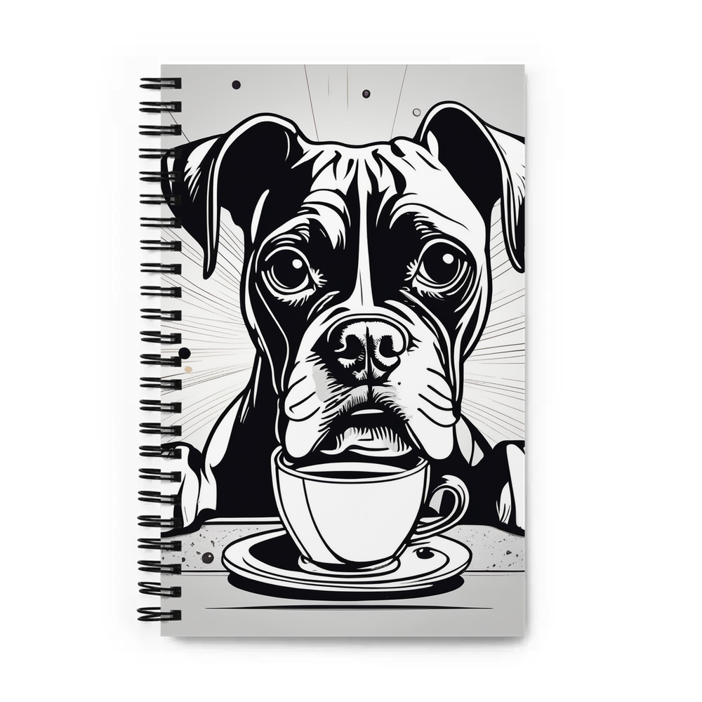 PugMug Custom Boxer Dog Spiral Notebook