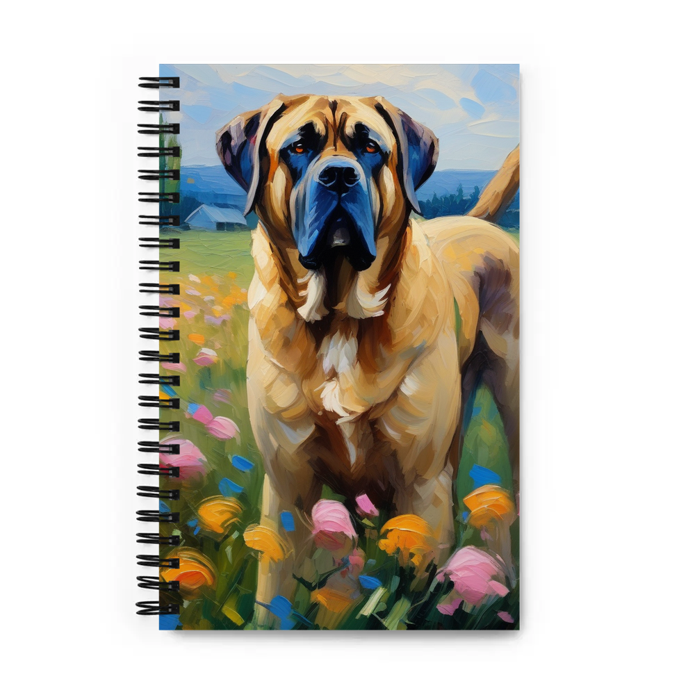 PugMug Custom Mastiff Spiral Notebook