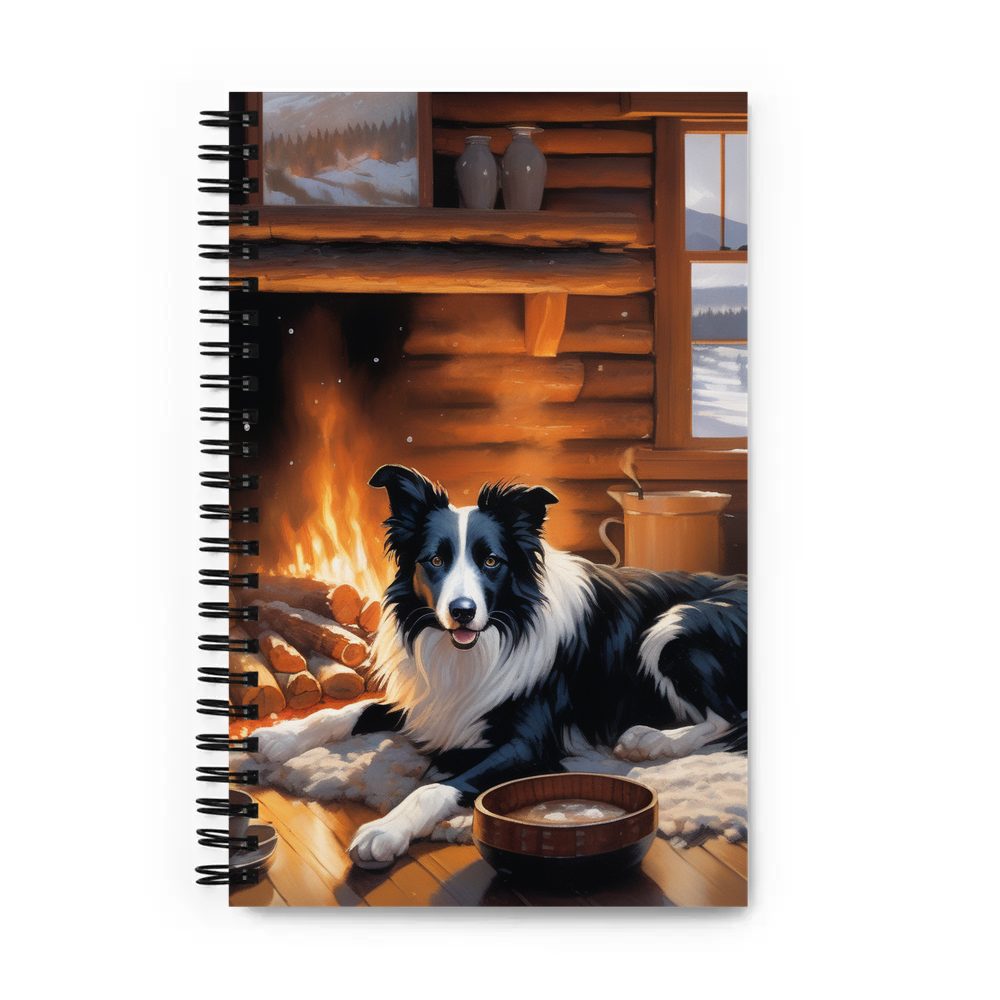 PugMug Custom Border Collie Spiral Notebook