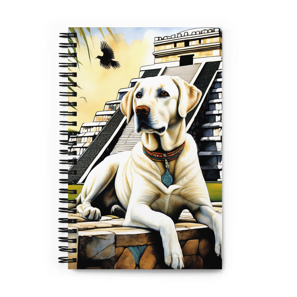 PugMug Custom White Labrador Retriever Spiral Notebook