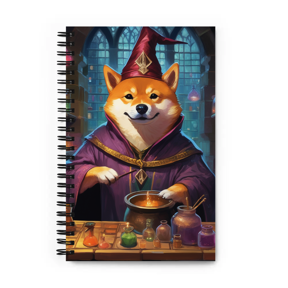 PugMug Custom Shiba Inu Spiral Notebook
