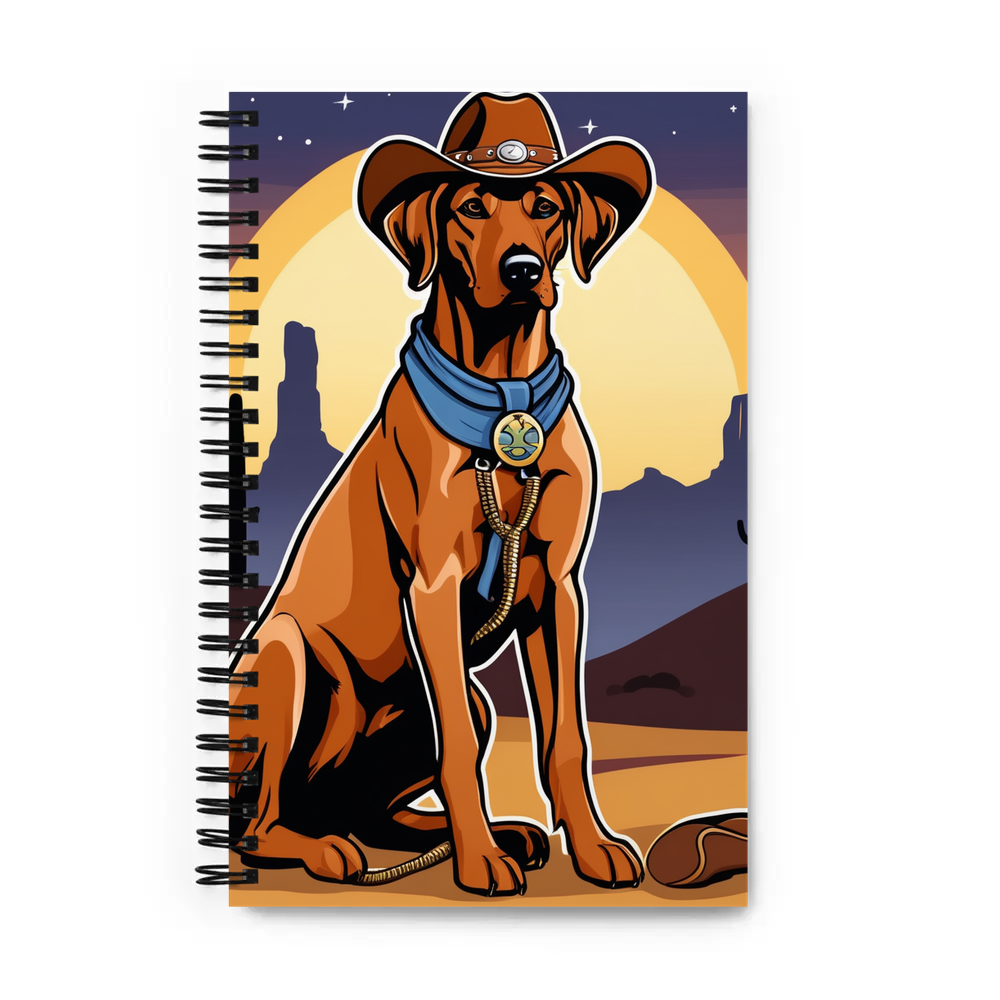 PugMug Custom Rhodesian Ridgeback Spiral Notebook