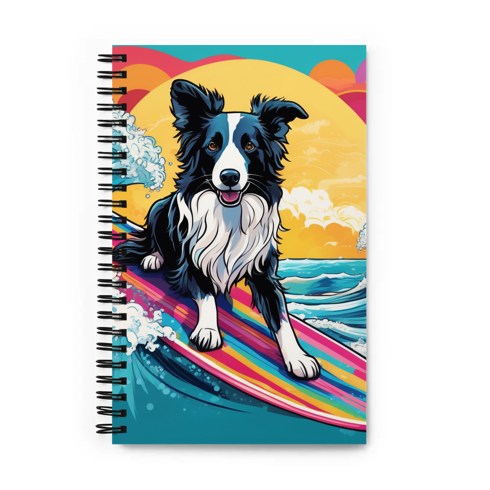 PugMug Custom Border Collie Spiral Notebook
