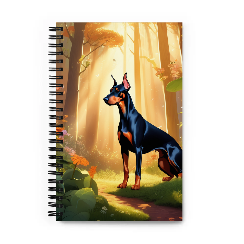 PugMug Custom Doberman Pinscher Spiral Notebook