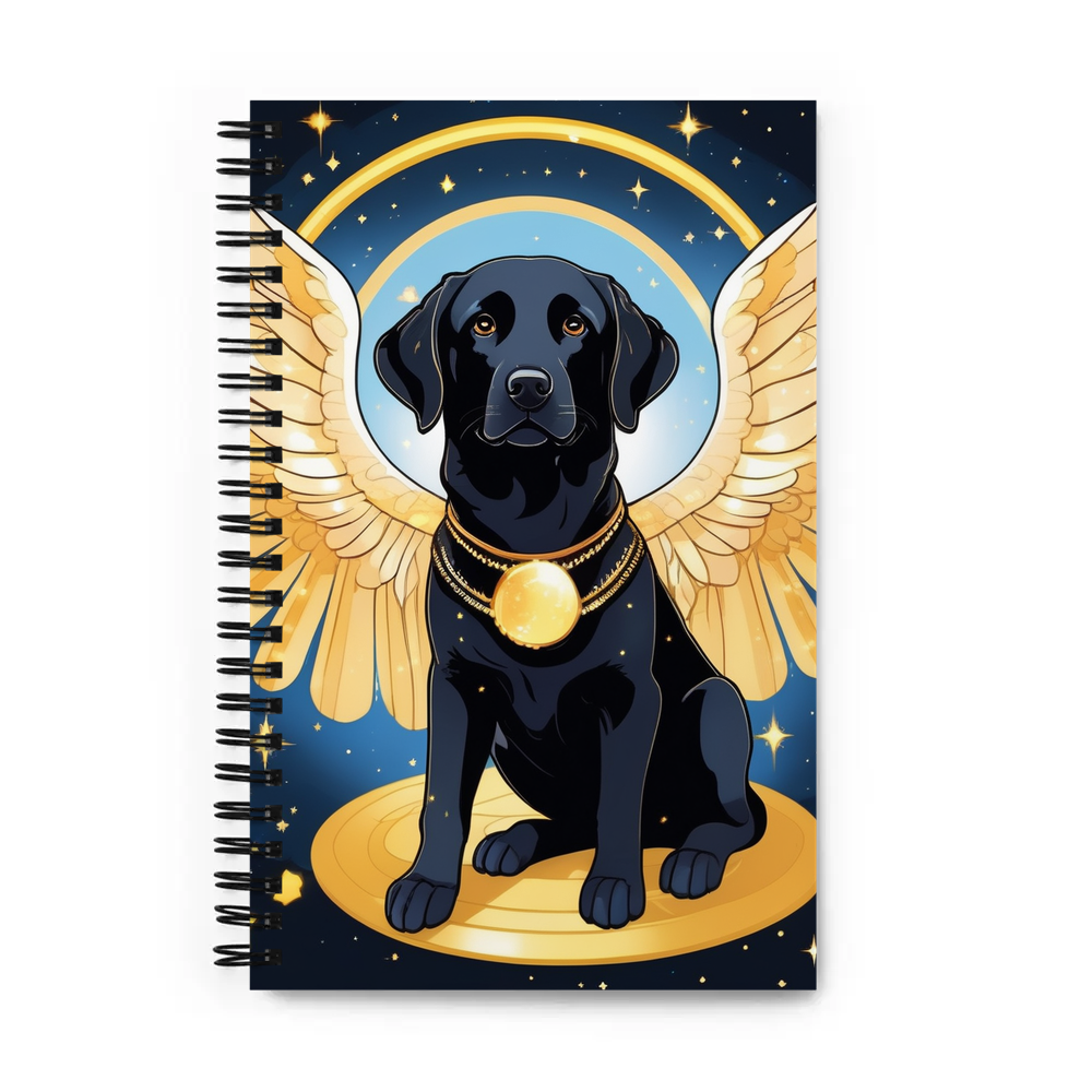 PugMug Custom Black Labrador Retriever Spiral Notebook