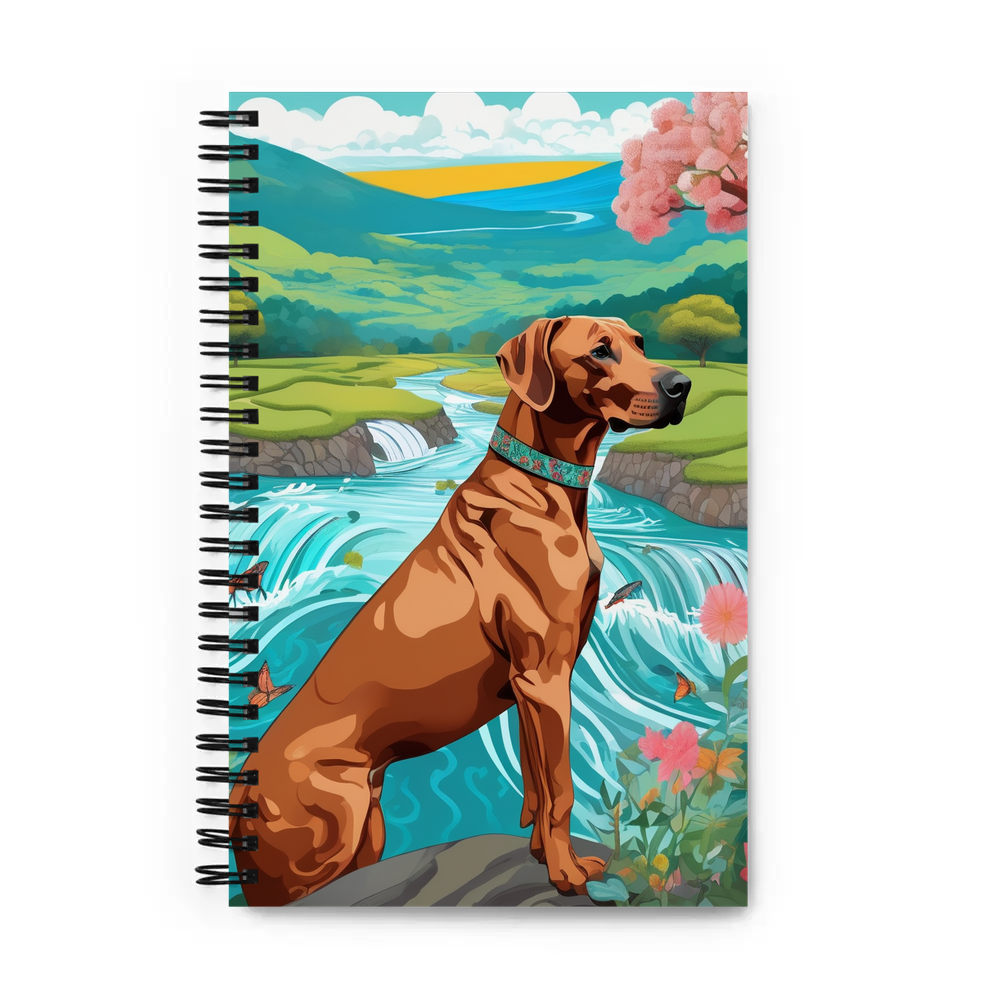 PugMug Custom Rhodesian Ridgeback Spiral Notebook