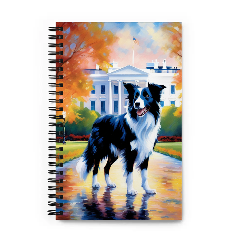 PugMug Custom Border Collie Spiral Notebook