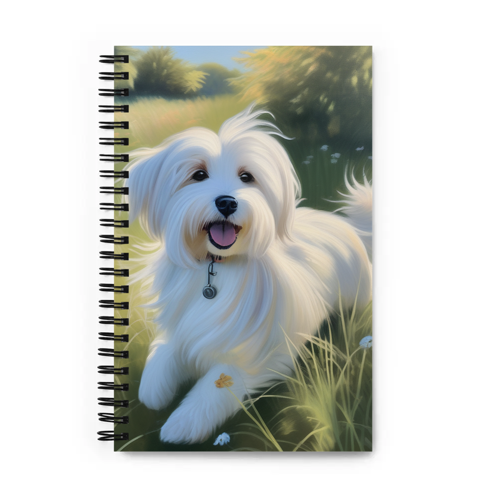PugMug Custom White Havanese Dog Spiral Notebook