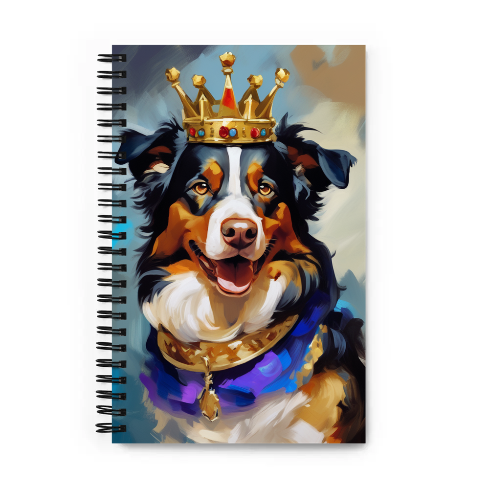PugMug Custom Miniature American Shepherd Spiral Notebook