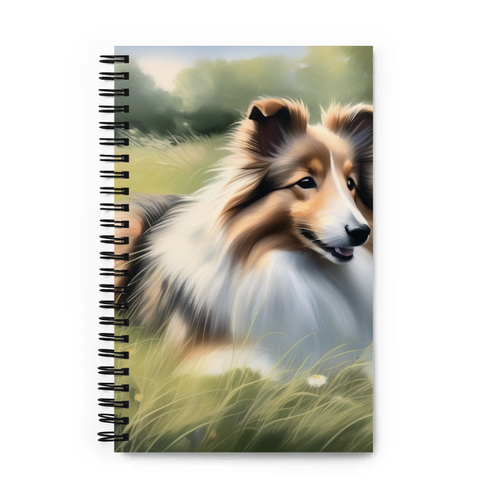 PugMug Custom Shetland Sheepdog Spiral Notebook