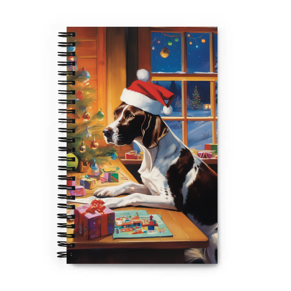 PugMug Custom Pointer Dog Spiral Notebook