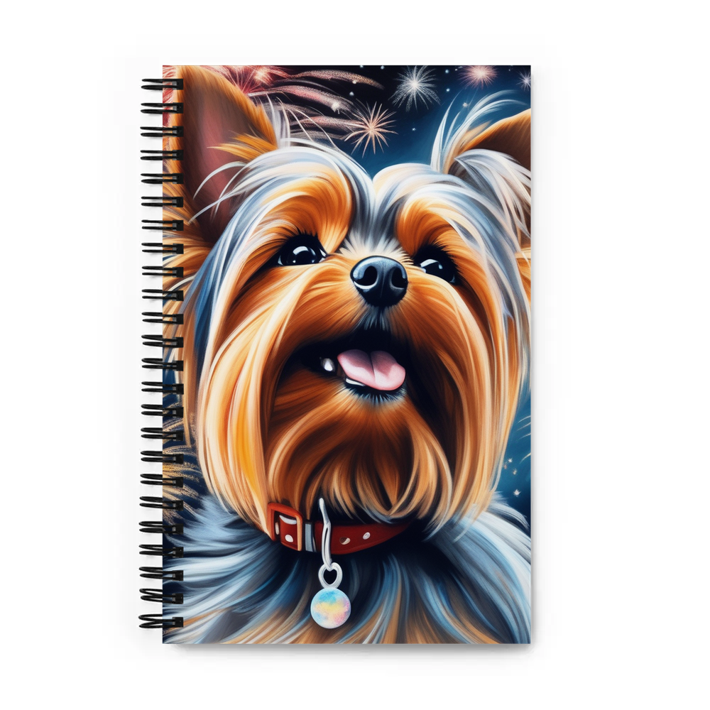 PugMug Custom Yorkshire Terrier Spiral Notebook