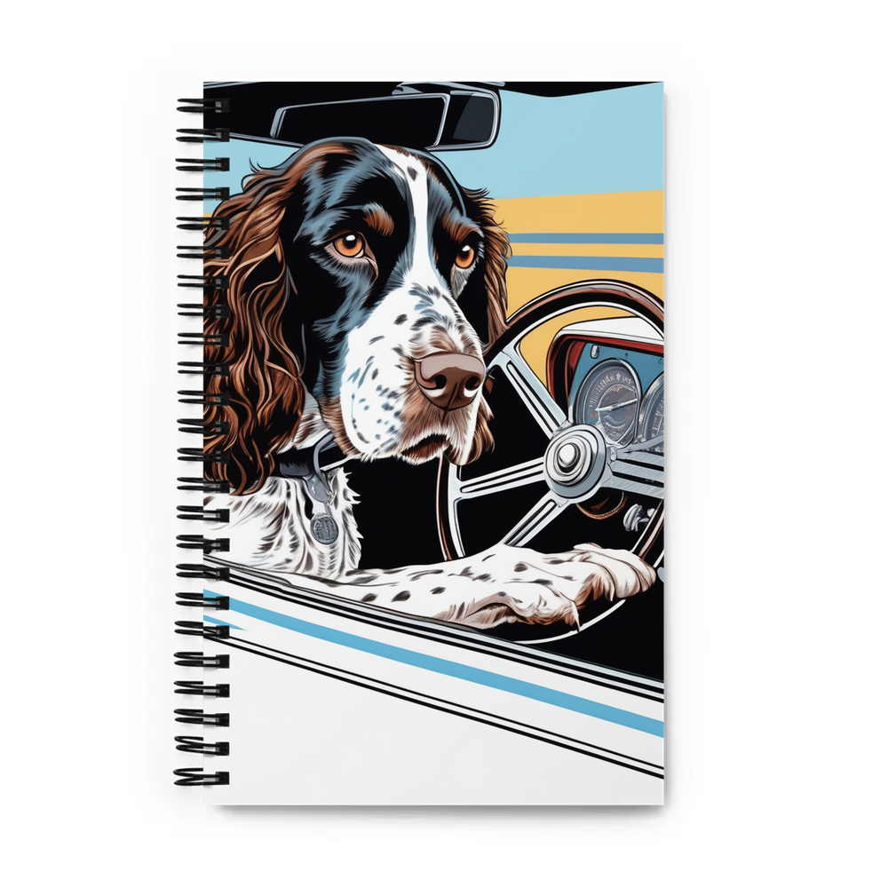 PugMug Custom English Springer Spaniel Spiral Notebook