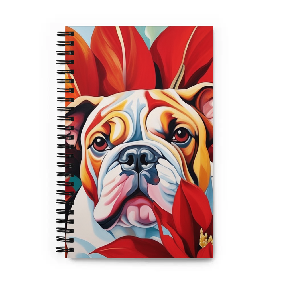 PugMug Custom Bulldog Spiral Notebook
