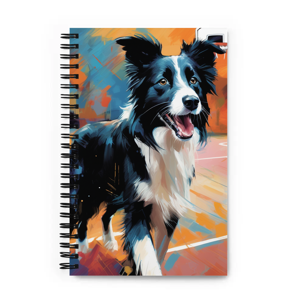 PugMug Custom Border Collie Spiral Notebook