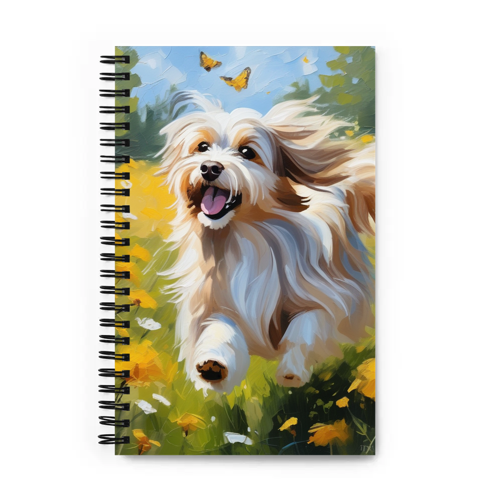 PugMug Custom Tan Havanese Dog Spiral Notebook