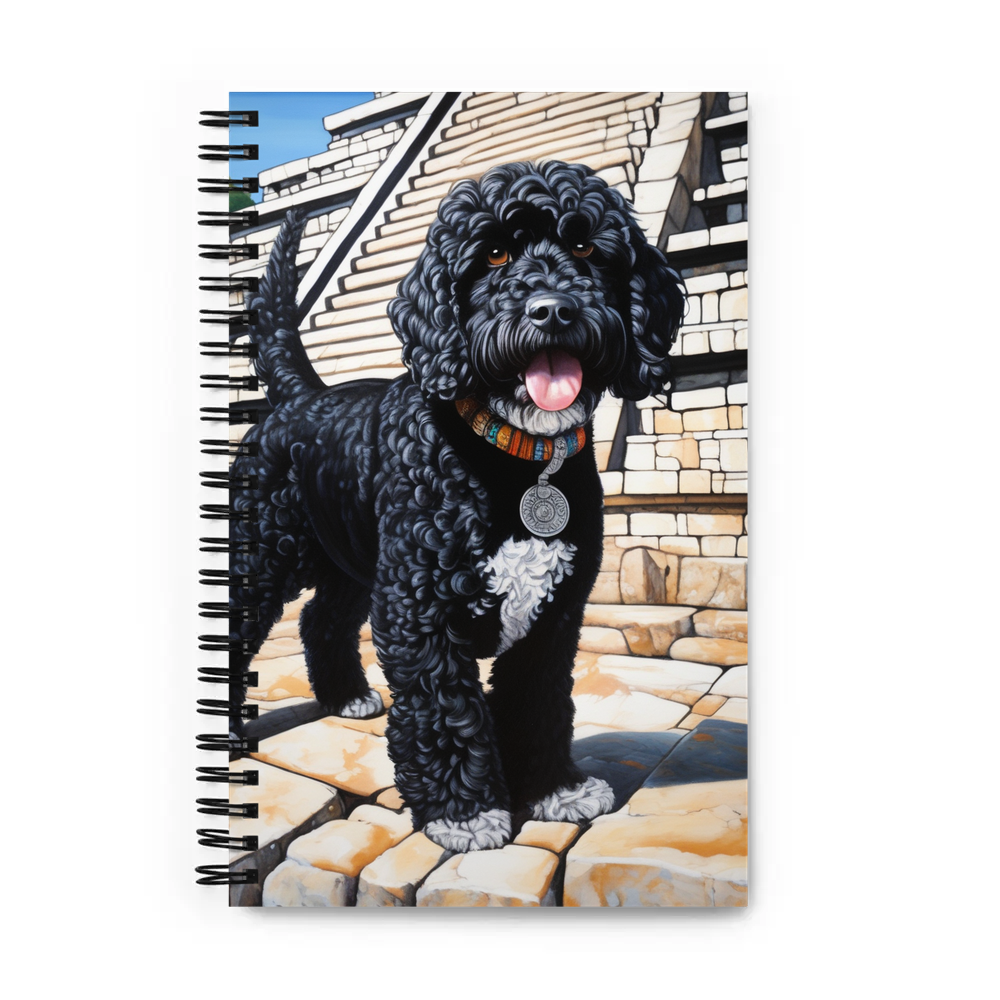 PugMug Custom Portuguese Water Dog Spiral Notebook