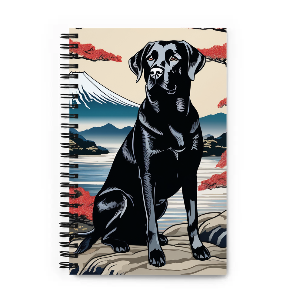 PugMug Custom Black Labrador Retriever Spiral Notebook