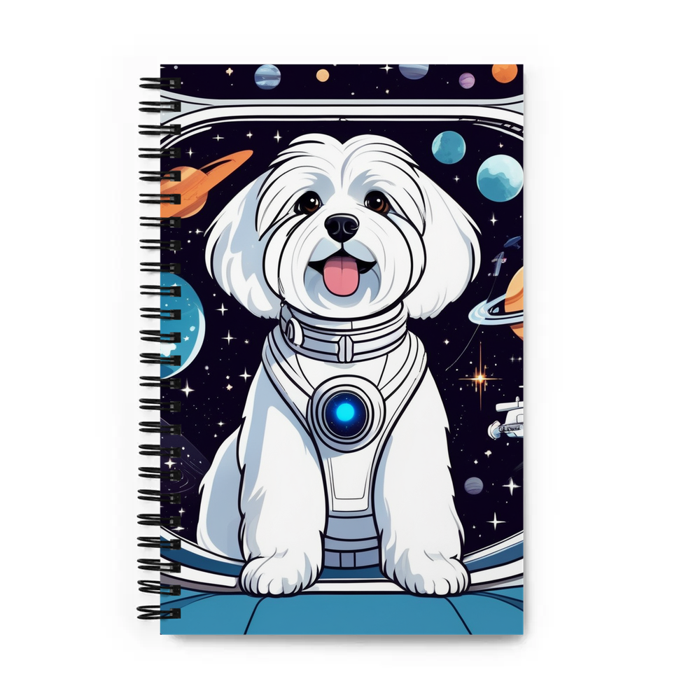 PugMug Custom White Havanese Dog Spiral Notebook