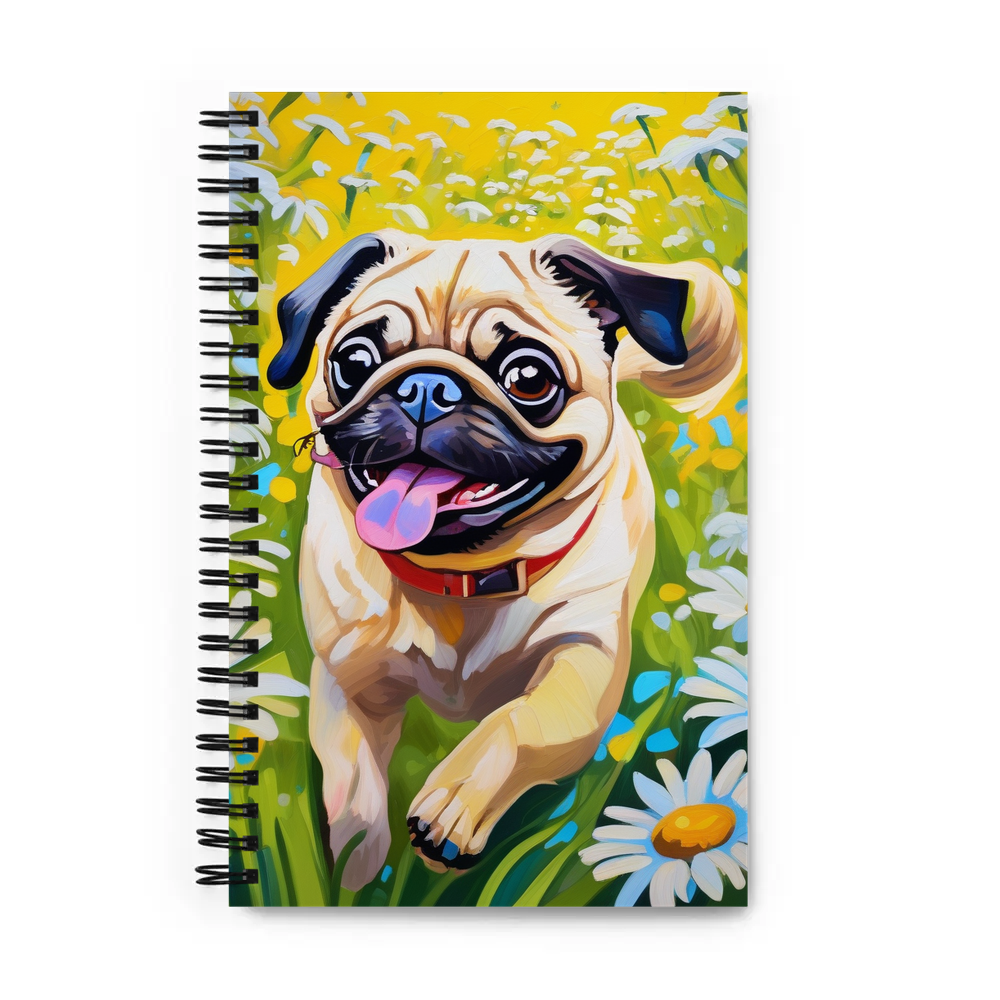 PugMug Custom Pug Spiral Notebook