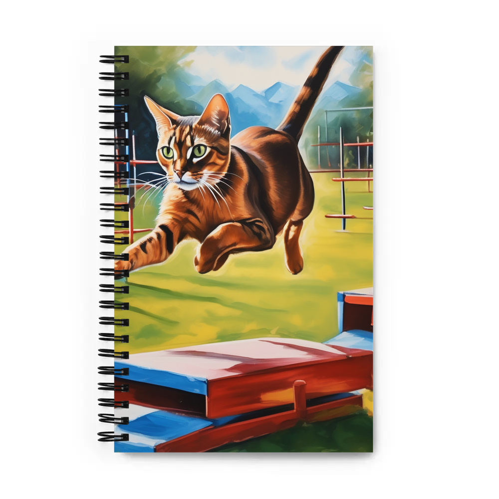 PugMug Custom Tabby Abyssinian Cat Spiral Notebook