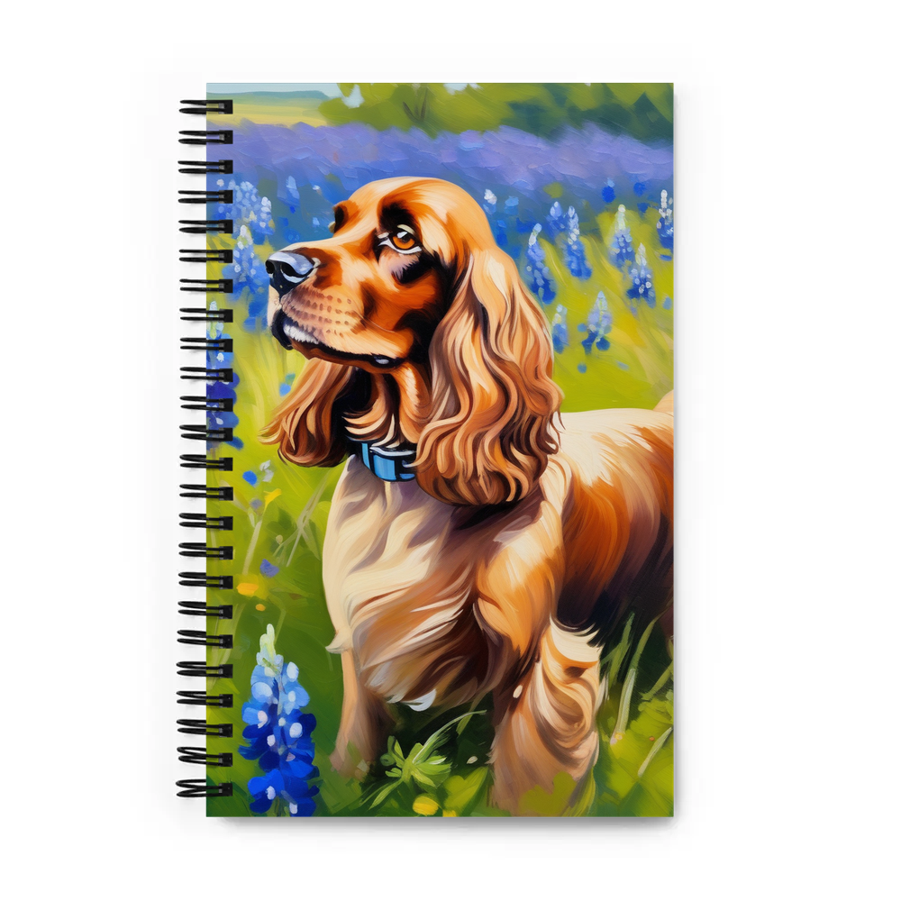 PugMug Custom English Cocker Spaniel Spiral Notebook