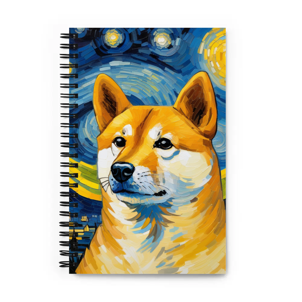 PugMug Custom Shiba Inu Spiral Notebook