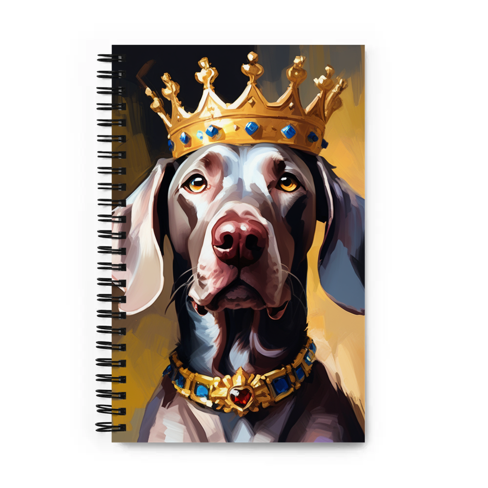 PugMug Custom Weimaraner Spiral Notebook