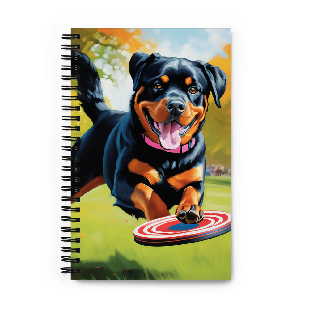 PugMug Custom Rottweiler Spiral Notebook