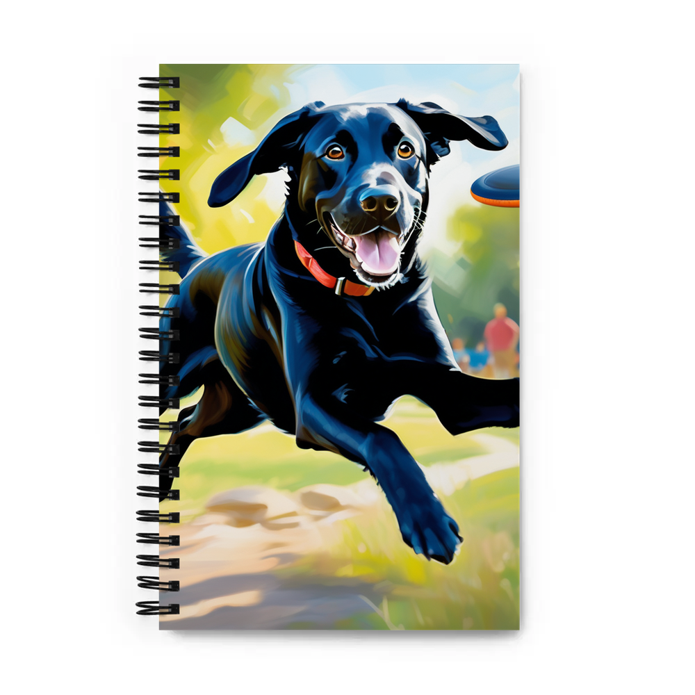 PugMug Custom Black Labrador Retriever Spiral Notebook
