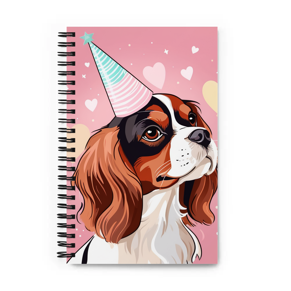 PugMug Custom Cavalier King Charles Spaniel Spiral Notebook