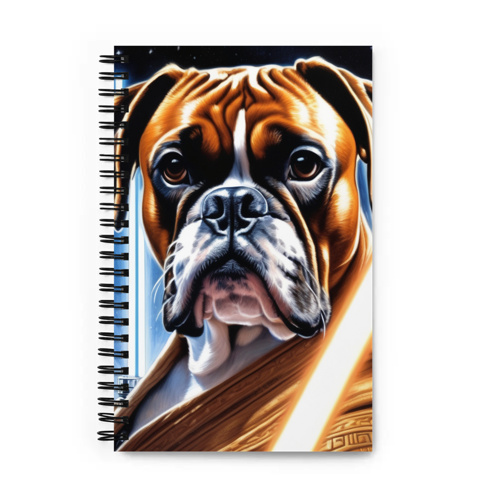 PugMug Custom Boxer Dog Spiral Notebook