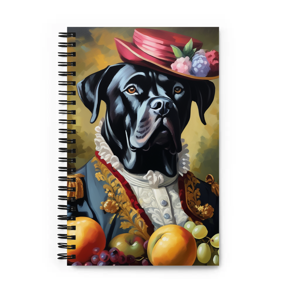 PugMug Custom Cane Corso Spiral Notebook