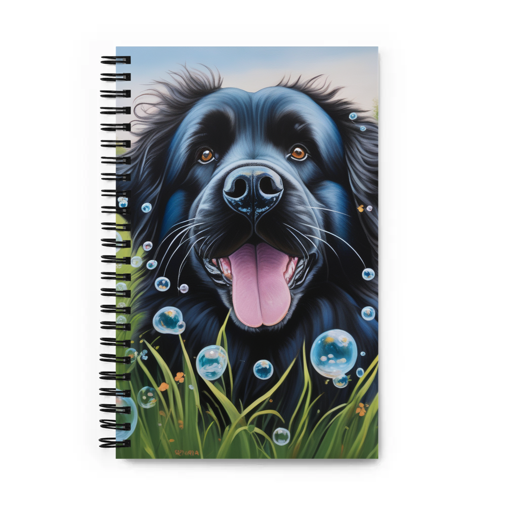 PugMug Custom Newfoundland Spiral Notebook