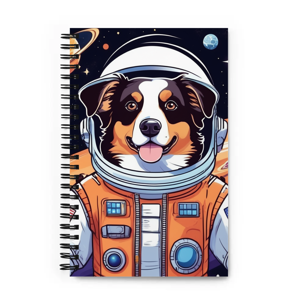 PugMug Custom Miniature American Shepherd Spiral Notebook