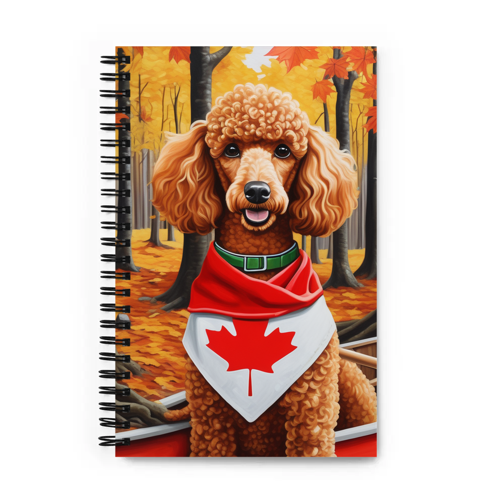 PugMug Custom Tan Poodle Spiral Notebook
