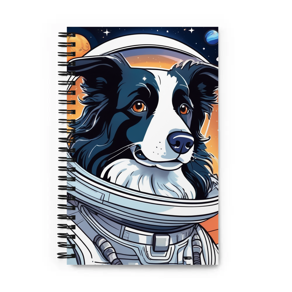 PugMug Custom Border Collie Spiral Notebook