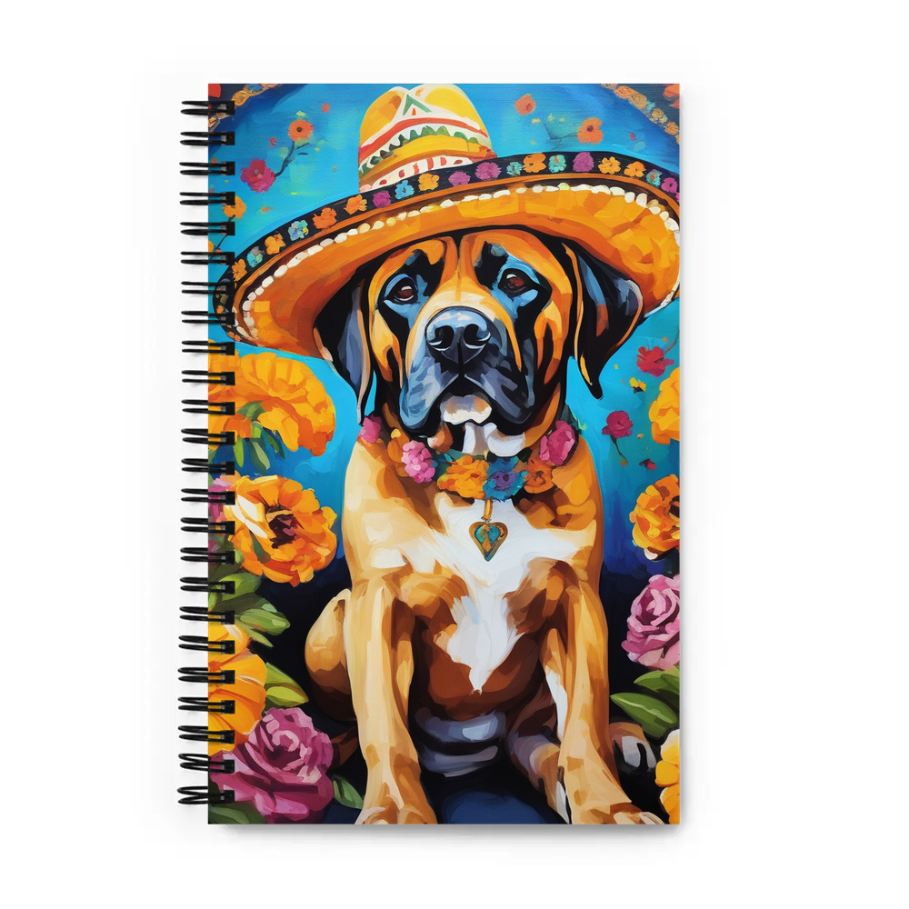 PugMug Custom Mastiff Spiral Notebook