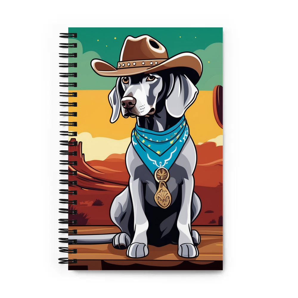 PugMug Custom Weimaraner Spiral Notebook
