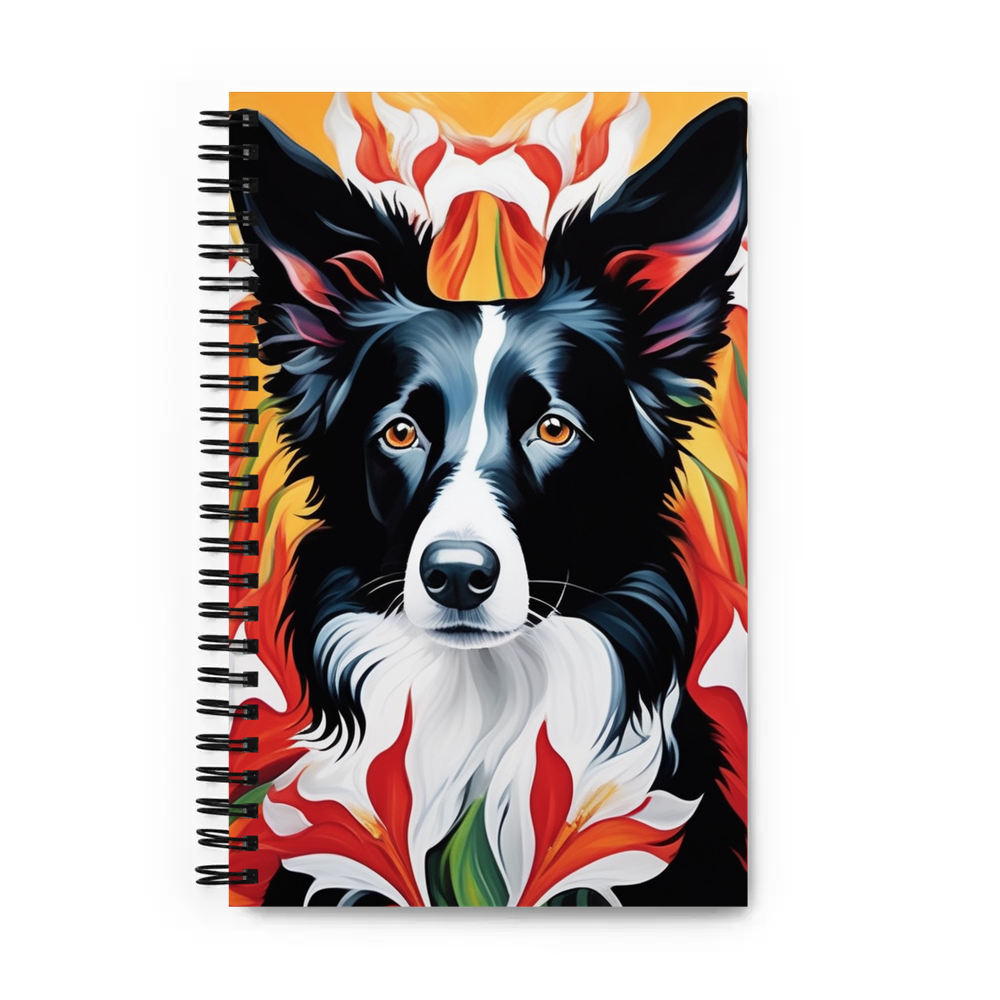 PugMug Custom Border Collie Spiral Notebook