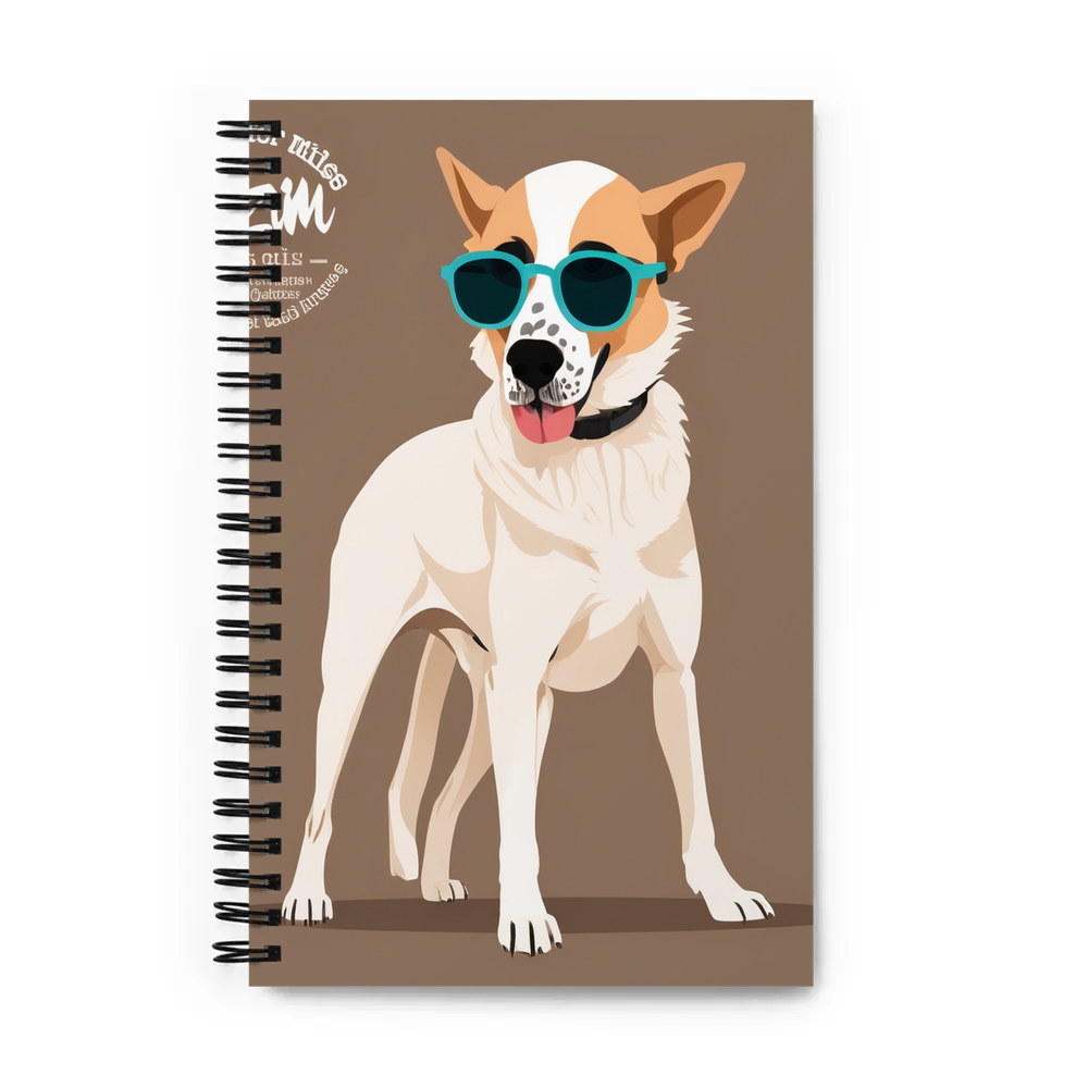 PugMug Custom Hazim Spiral Notebook