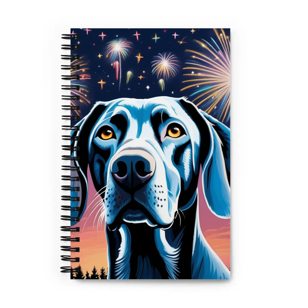 PugMug Custom Weimaraner Spiral Notebook