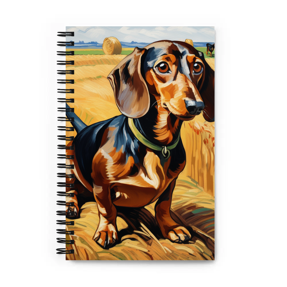 PugMug Custom Tan Dachshund Spiral Notebook