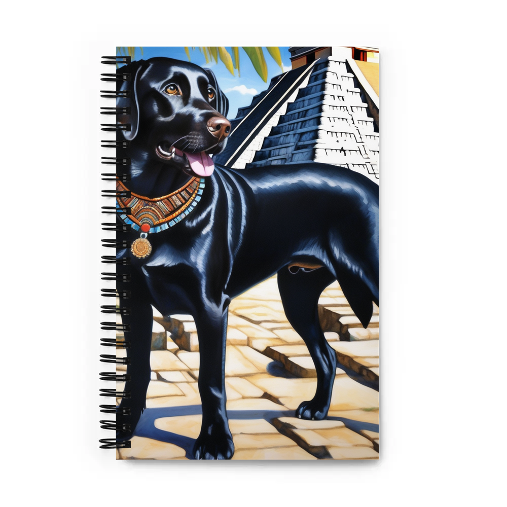 PugMug Custom Black Labrador Retriever Spiral Notebook