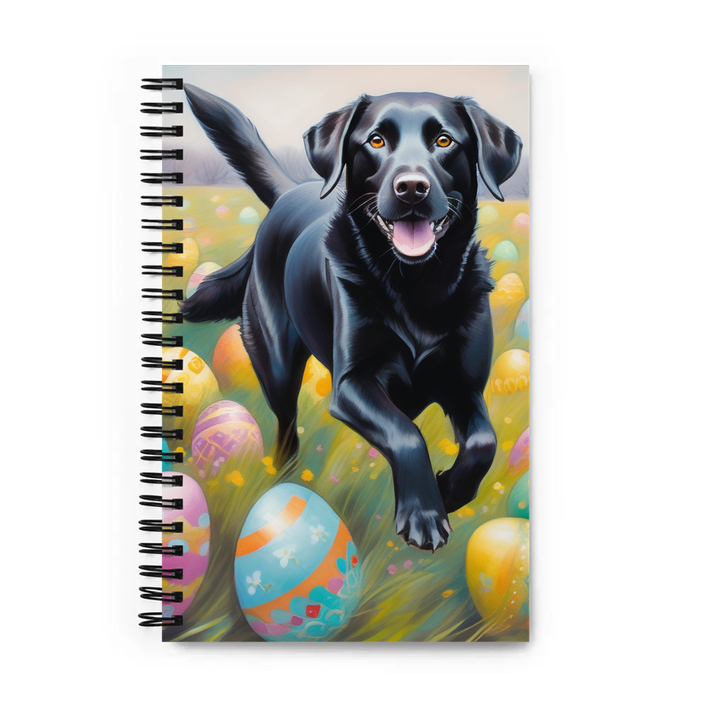 PugMug Custom Black Labrador Retriever Spiral Notebook