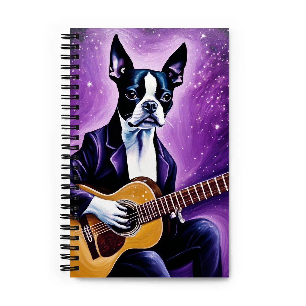 PugMug Custom Boston Terrier Spiral Notebook