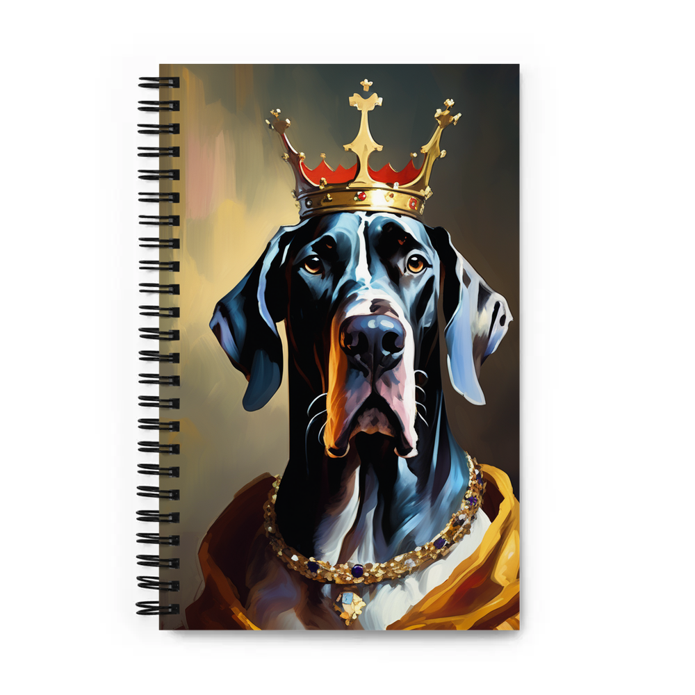 PugMug Custom Great Dane Spiral Notebook