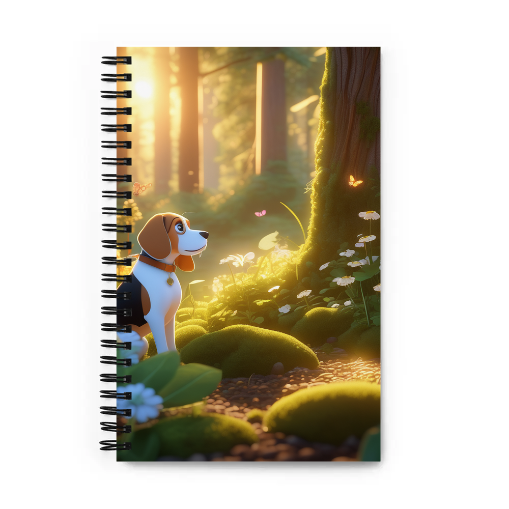 PugMug Custom Beagle Spiral Notebook